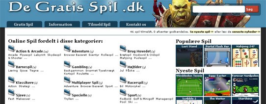 de gratis spil